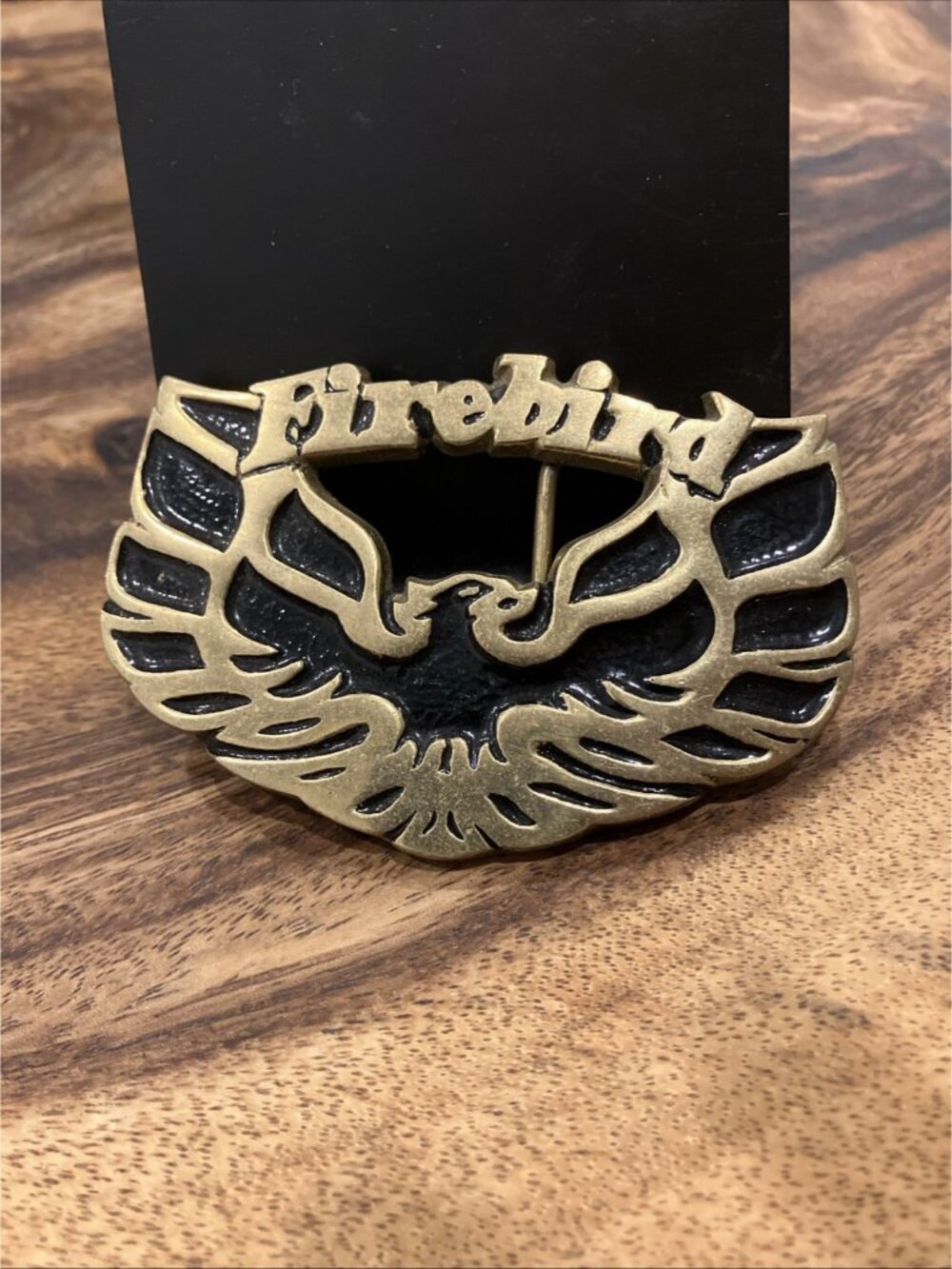 Vintage Pontiac Trans Am Firebird Phoenix Bird Emblem Belt Buckle Solid Brass